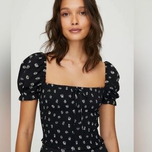 Wilfred Smocked Blouse